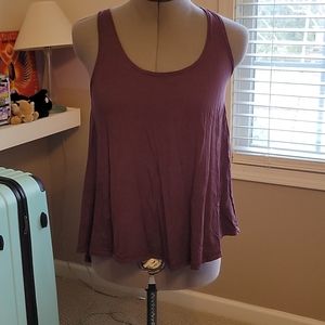Plum colored tank top